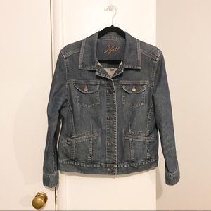J. Jill Denim Jacket Medium Petite